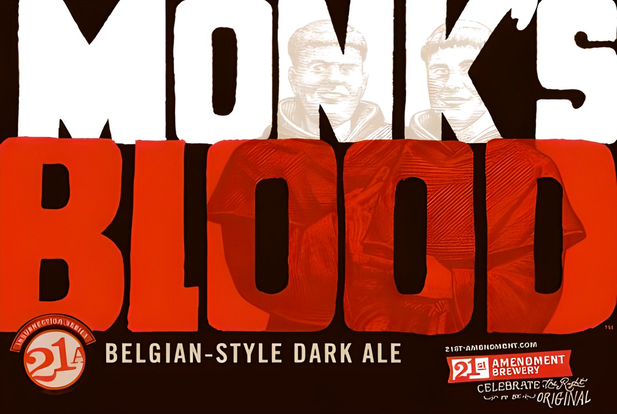 PLANETBEER1's tweet image. BEER REVIEW 21st Amendment Monk's Blood #CraftBeer #BeerReview @21stAmendment @EvilGeniusBeer 

Reviewed By: Herr Mike
Style: Belgian Strong Dark Ale
State/Country: California
ABV: 8.3%
Serving Type: 12 oz

Look: 8.5
Chestnut color off-white head, stringy and spotty lacing