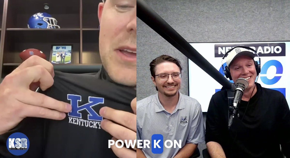 MarioMaitland_3's tweet photo. Will Stein bringing out the Power K Quarter-zip look for @BillyRsports and @KySportsRadio. 🔥👀 https://t.co/aJf0bXjkAF