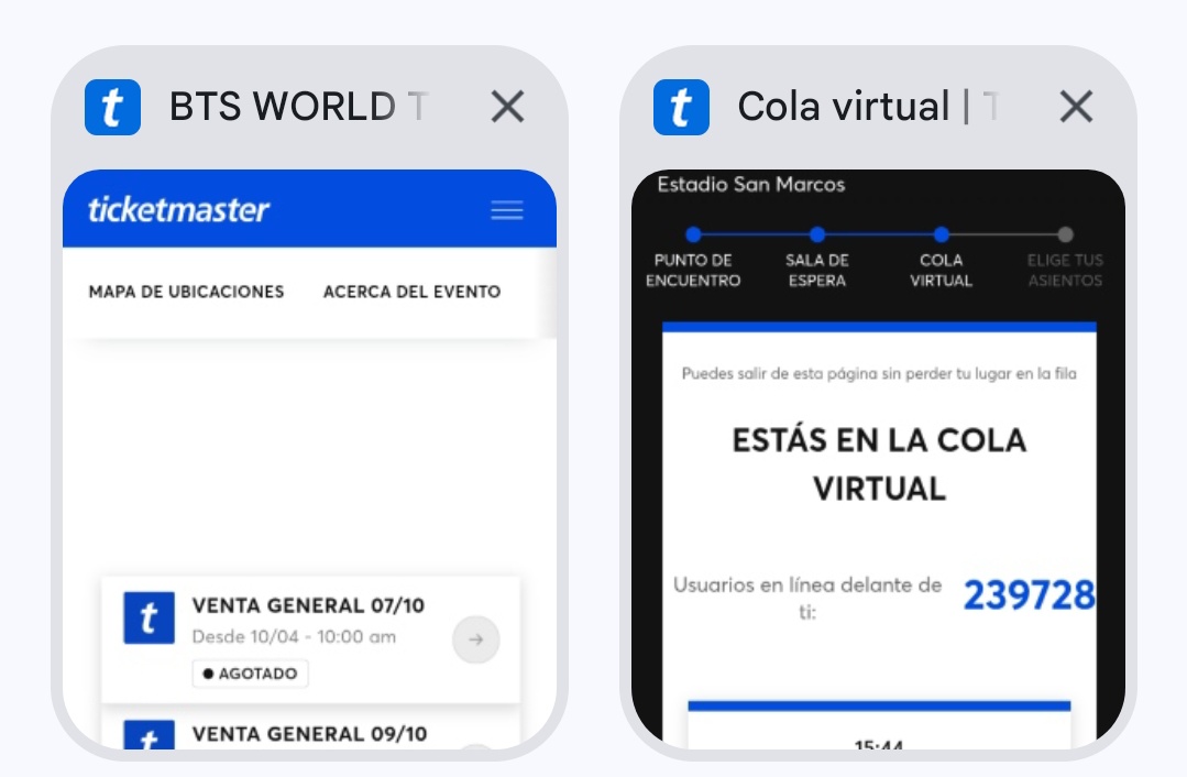 champirang ⁷ 🇵🇪 VOY A VER A BTS x2 tweet media