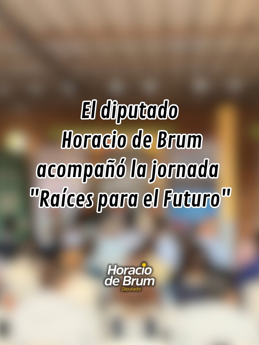 Diputado Horacio de Brum tweet media