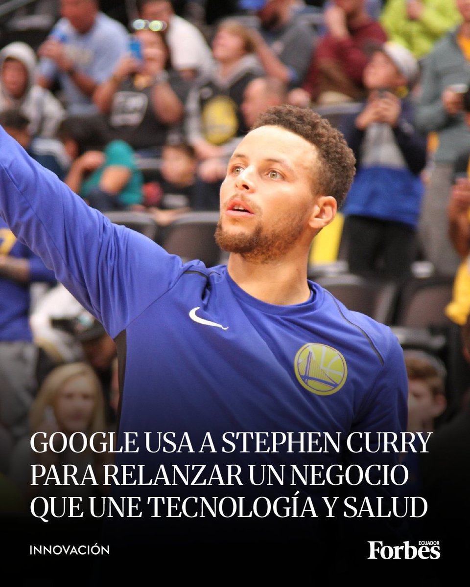 forbesecuador's tweet image. #Innovación l Durante semanas circularon rumores sobre un dispositivo Fitbit sin pantalla y, al fin, salió a la luz su nombre: Google Fitbit Air. Stephen Curry, famoso jugador de básquet, lo promocionó con fuerza en sus redes sociales. 

La novedad será una pulsera sin pantalla,