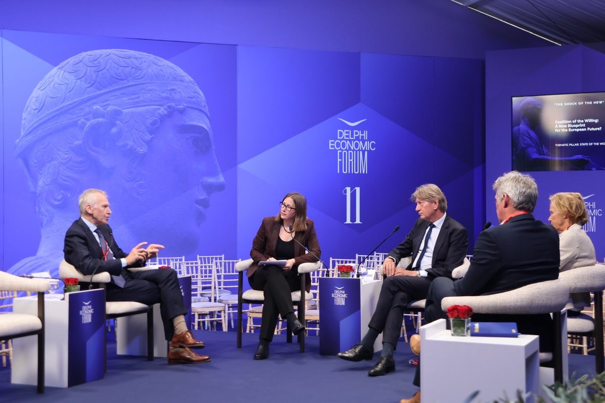 NizamiGanjaviIC's tweet photo. Our Board of Trustees Member, Yves Leterme (@YLeterme ), former Prime Minister of Belgium, delivered a speech at the Delphi Economic Forum XI on the panel: “Coalition of the Willing: A New Blueprint for the European Future?”
@DelphiEconForum #DEFXI #NGIC https://t.co/kmzU5uK4wZ