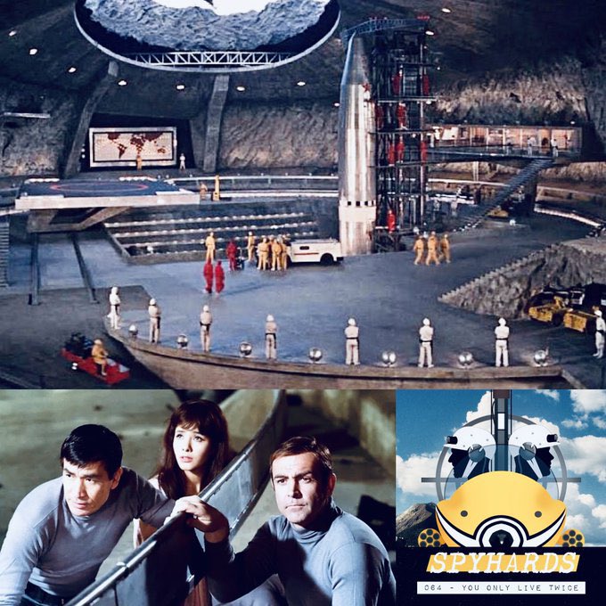 SpyHards's tweet image. 🌋 YOU ONLY LIVE TWICE features one of the most ambitious sets in #JamesBond history - a vast volcano base complete with a working monorail system!

But which Bond film do you think had the best set design?
