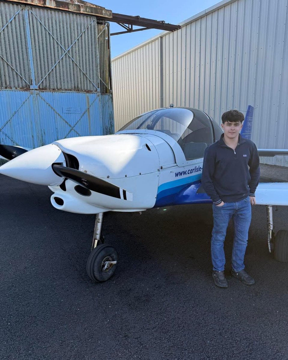 carlisleflight's tweet photo. Well done to Aaron for passing his PPL skills test today in WAVA. Onward now to the IMCr, night rating and hour-building for his CPL. #ppltraining #pilottraining #pilottrainingschool #pilottraining #pilot https://t.co/yl4GZG9PPu