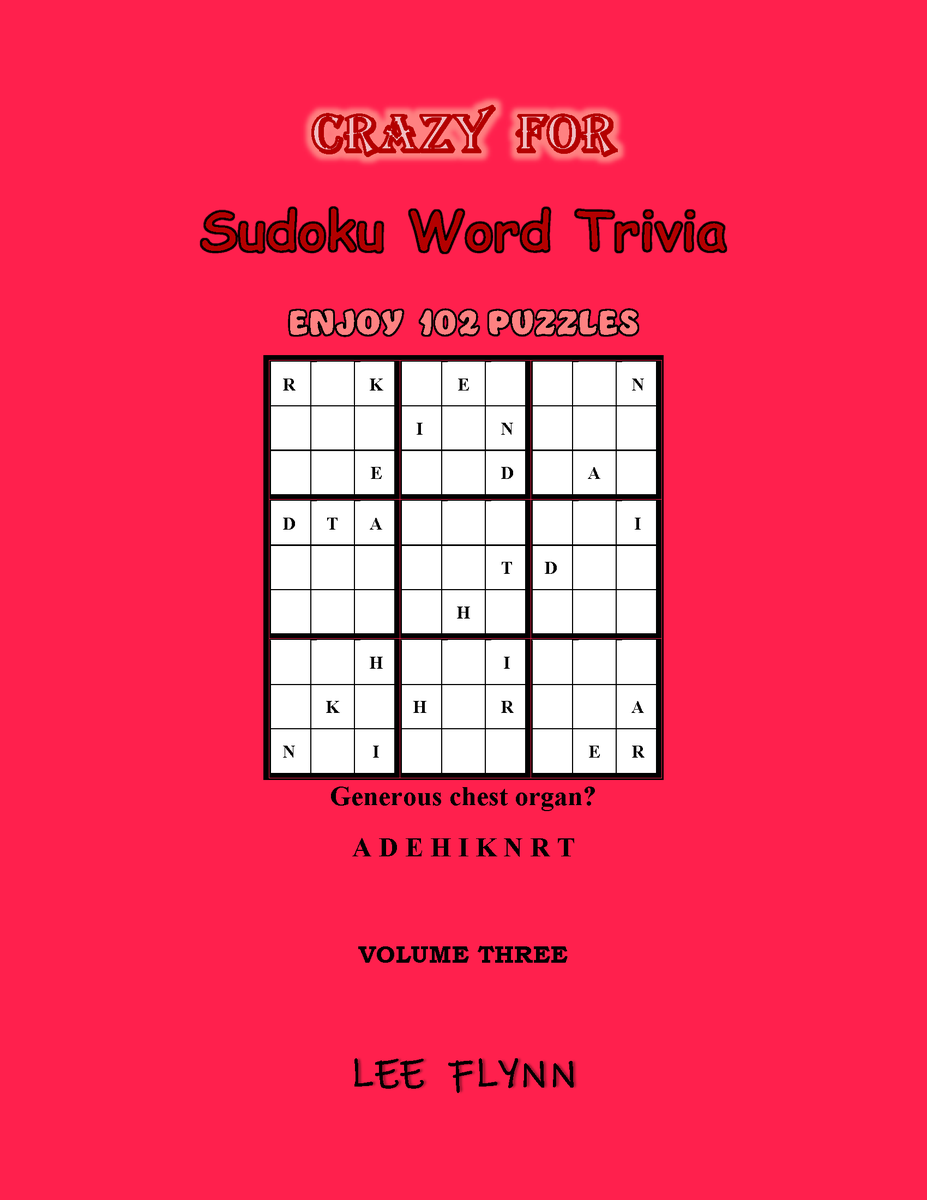 mcwilsonky's tweet image. 📣📣CALLING ALL SUDOKU FANS!📣📣

A color themed Sudoku Book Series!

Crazy for Sudoku Word Trivia, Volume 3
by Lee Flynn @LeeFlyn12369252

Available in Paperback sudokuwordtrivia.com

FREE APP coming soon to a mobile device near you! 📱
#games #sudoku #trivia #free #app