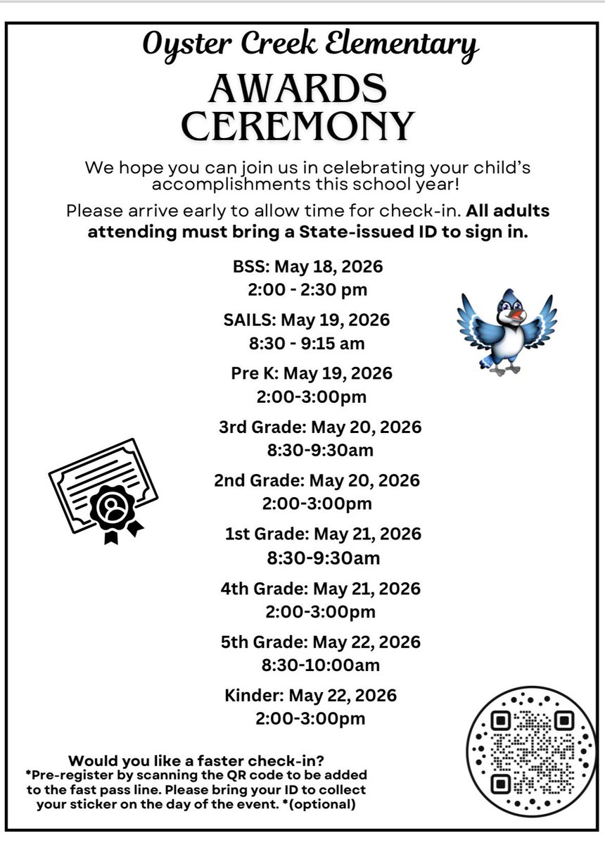 Oyster Creek Elementary tweet media