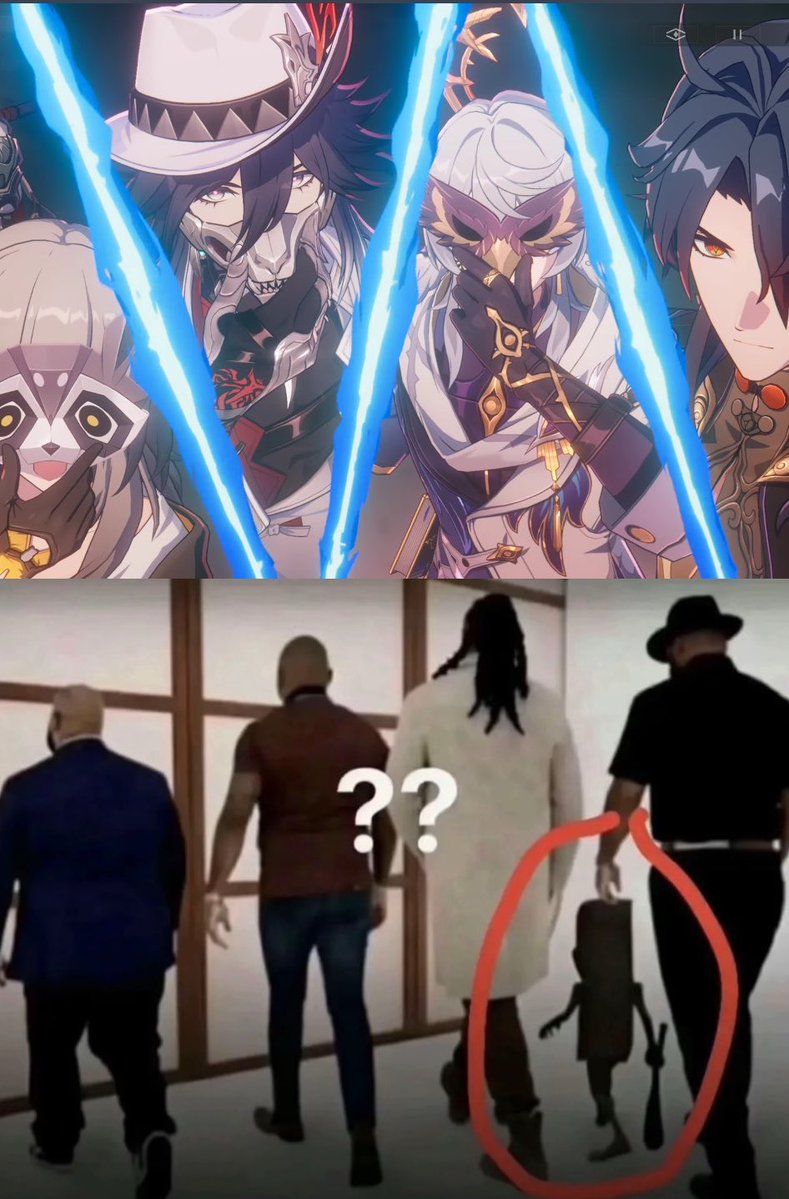 Blade being the only one without a mask