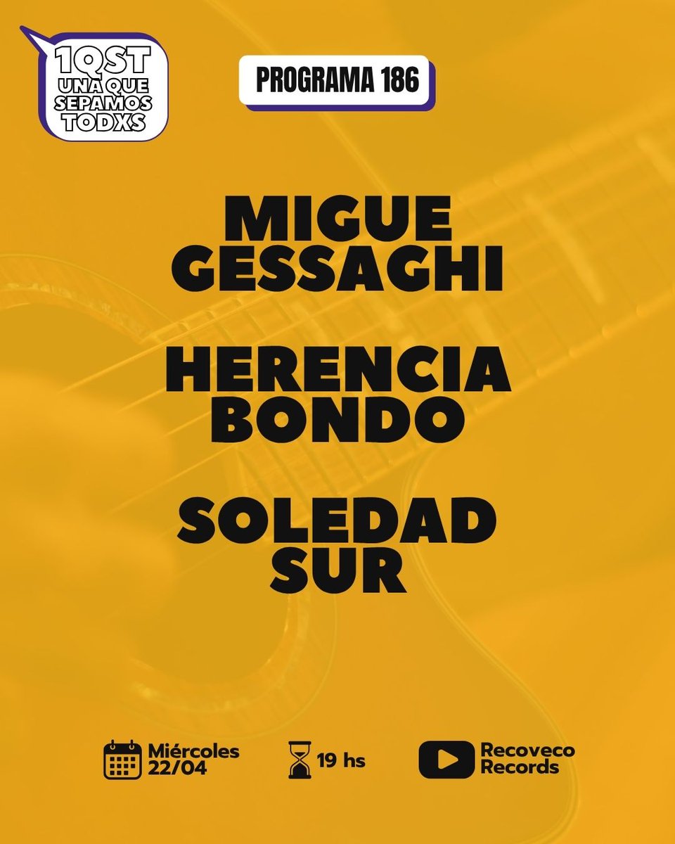 1qstoficial's tweet image. Atención FRECUYENTES ASIDUES

🔥🔥1QST 7MA TEMPORADA🔥🔥
PROGRAMA NÚMERO 186
19 hs En Vivo x Youtube

Conduce @MandangaDance
Transmite @recovecorecord1

Música Información y Risas
LINK EN BIO

👉 Querés venir a nuestra tribuna?? Escribinos

#1QST #streaming #radioenvivo