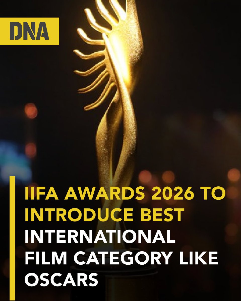 dna's tweet image. Since its 2000 debut in London, the IIFA Awards have travelled across major cities worldwide, from #Dubai to #AbuDhabi.

Read here :dnaindia.com/bollywood/repo…

#DNAUpdates | #IIFA | #Dharmendra | #Oscars