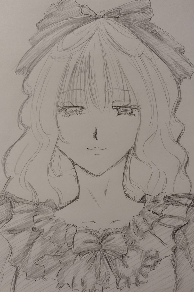 a5421103's tweet photo. ラフ画の供養ー。
色んなパターン描いてみたのねん。お好みな子いますかね？笑
どの子かがどなたかに刺さったら嬉しいなー笑 https://t.co/ssPPPgXdbr