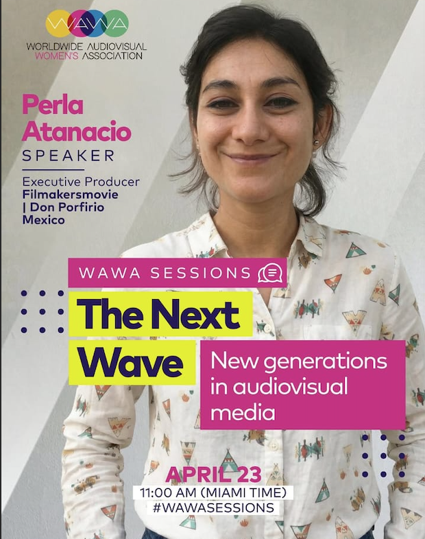 Filmakersmovie's tweet photo. ✨❤️ Nuestra CEO  @pratanacio  participará como speaker en el evento The Next Wave de WAWA. Gracias a Worldwide Audiovisual Women's Association (WAWA) por la invitación. 
🗓 Date: April 23
⏰ Time: 11:00 AM (Miami time) https://t.co/0W0F424qDy