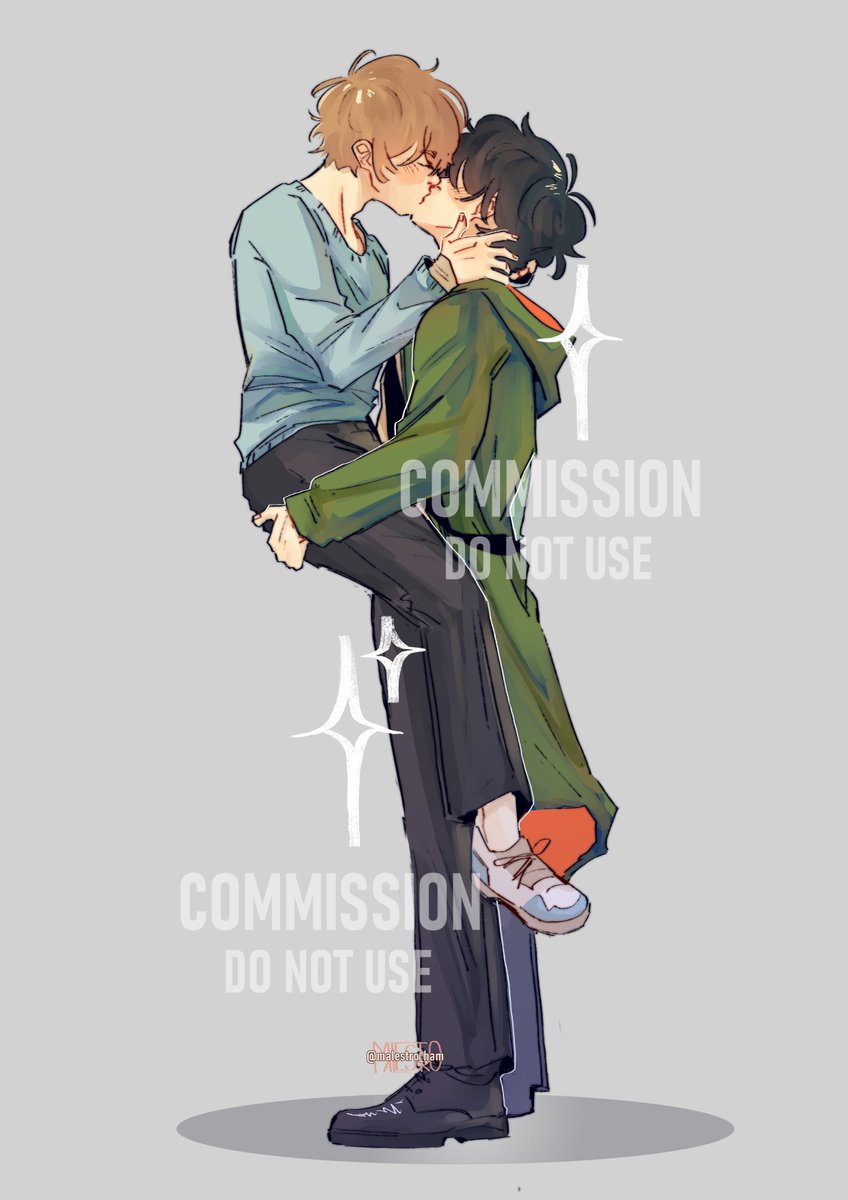 MalestroHam's tweet photo. commission for @tempic18 

good day to have your husband's ass in your hands😌

#rontoto https://t.co/0tWn67PLES