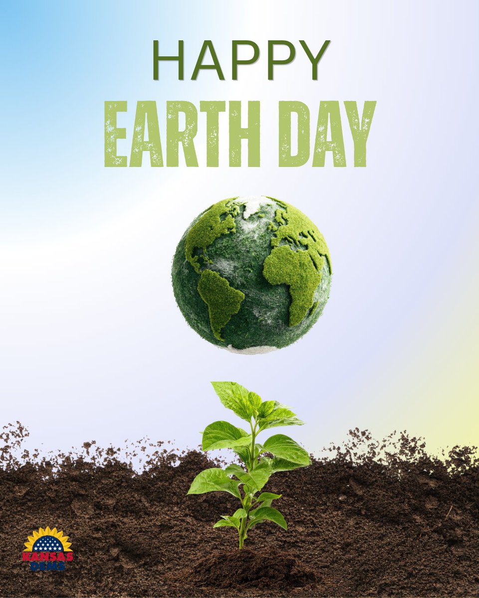 KansasDems's tweet photo. 🌎Happy Earth Day!🌍 https://t.co/Jr2M8EEson