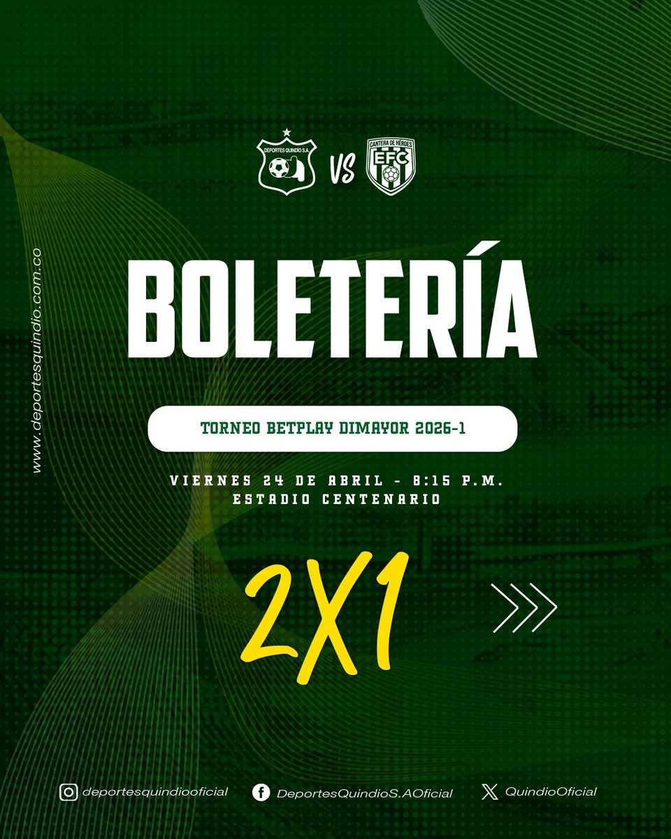 Deportes Quindío S.A tweet media