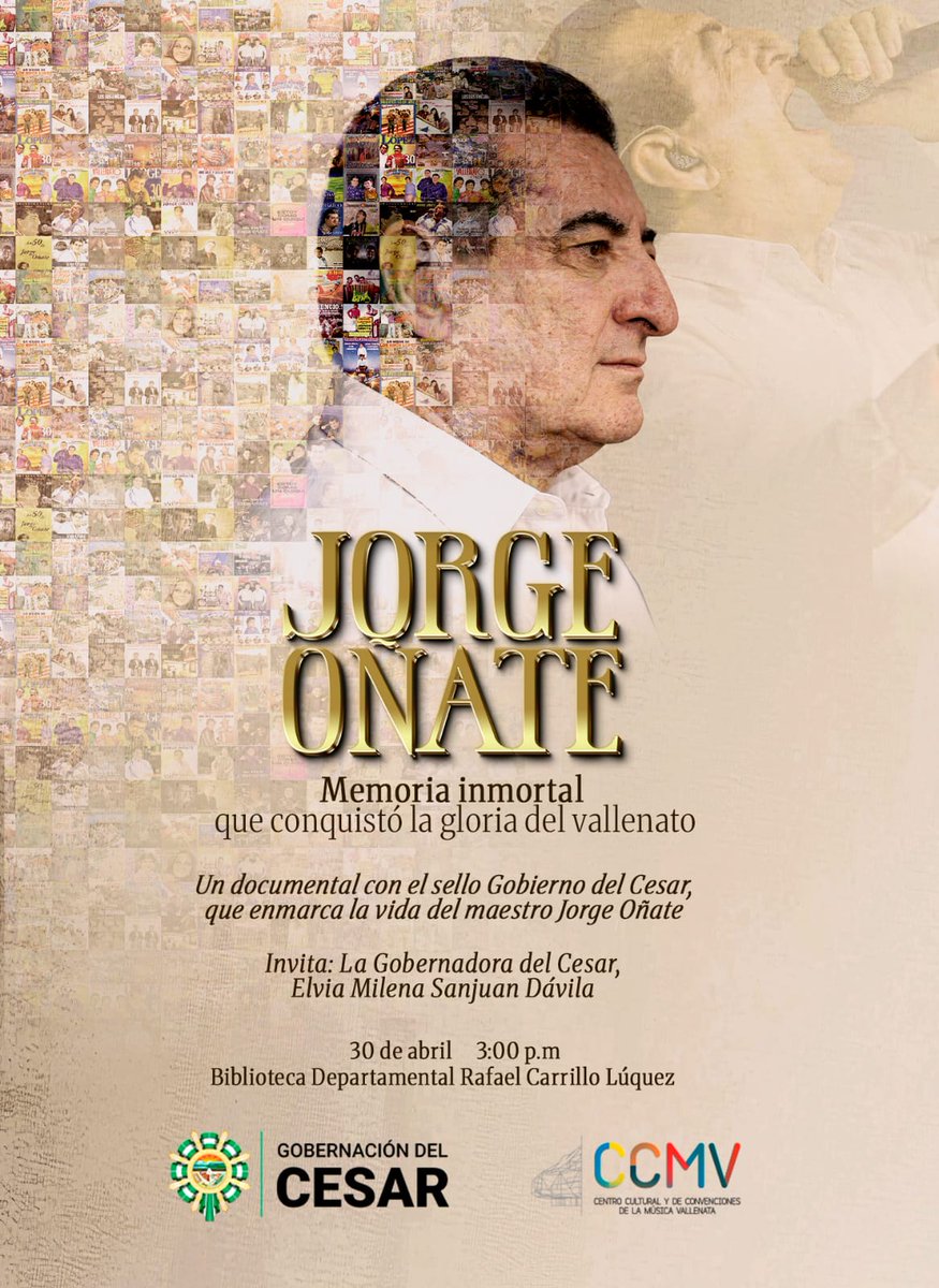 SucesosValledu1's tweet image. La Gobernación del Cesar presentará el documental ‘Jorge Oñate, memoria inmortal que conquistó la gloria del vallenato’

instagram.com/p/DXcWaT_jtph/…

@GobdelCesar 

#Valledupar