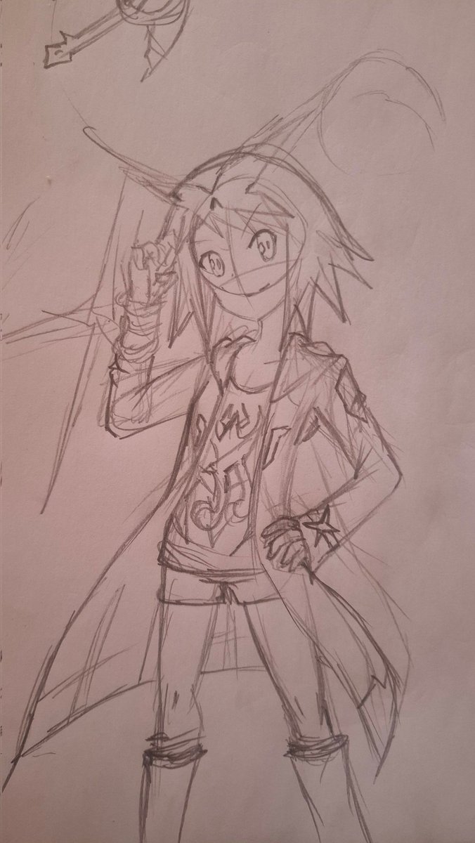 Alex_X_W's tweet photo. Haven't drawn on pencil on a while. So here a drawing of Sonia Strumm, wearing the new clothes of my OG guy Alex.

That's it, I'm out : D https://t.co/rjmGxWYAwA