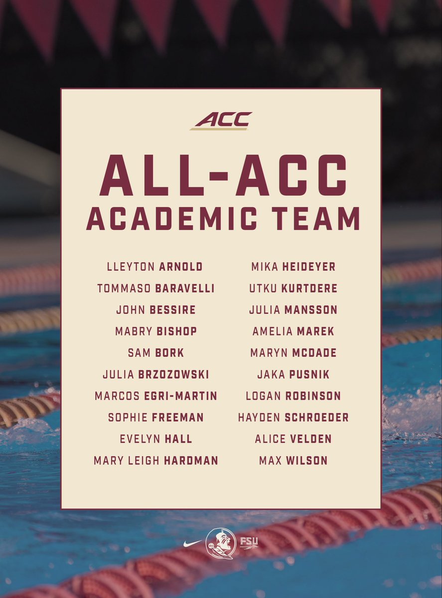 FSU Swimming/Diving tweet media