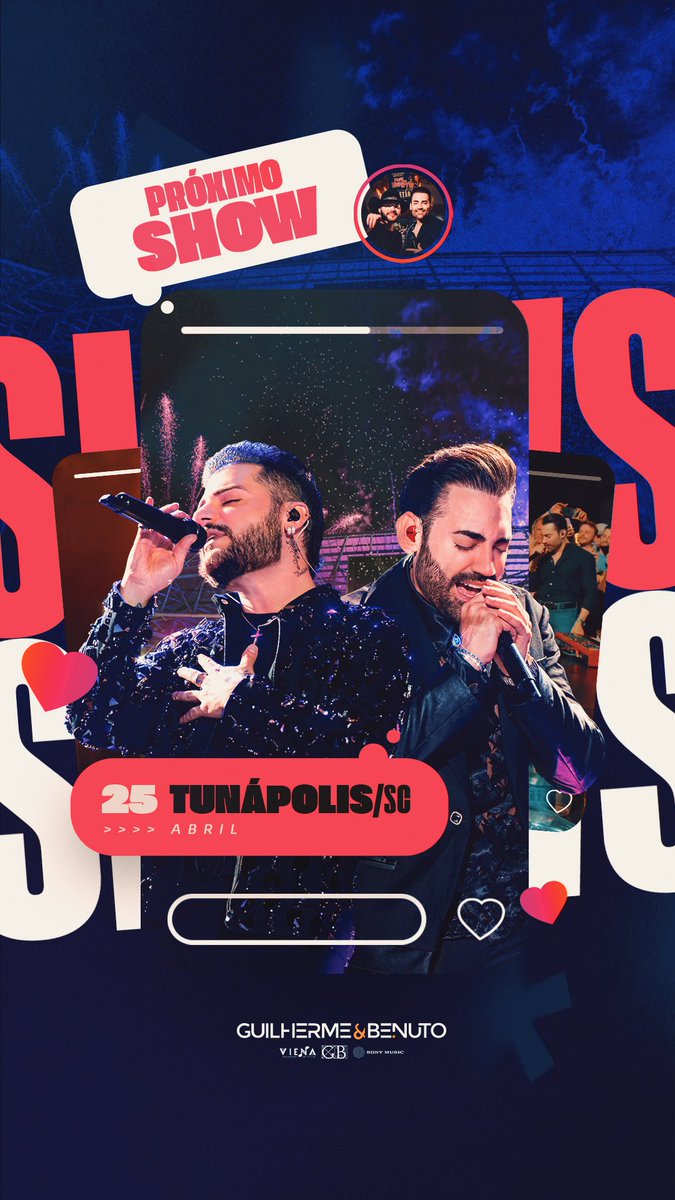 Sábado tem show em Tunápolis/Sc ❤️