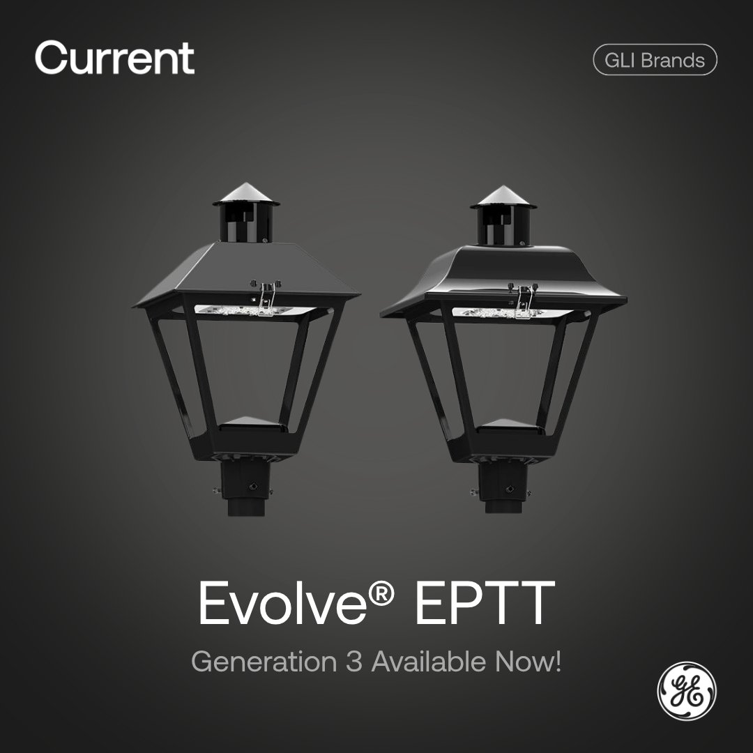 CurrentLighting's tweet image. The Evolve® EPTT Town &amp;amp; Country Generation 3 features a new Carriage top option, excellent light control aiming the light where it is needed, and up to 10,200 lumens and 152 lumens per watt.

Learn more at led.com/evolve-led-pos…

#OutdoorLighting #Lighting #LED