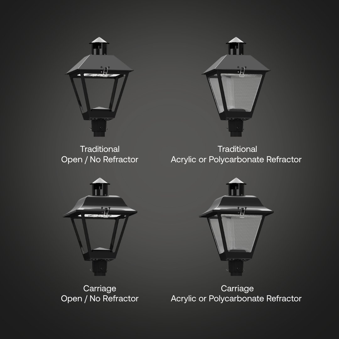 CurrentLighting's tweet image. The Evolve® EPTT Town &amp;amp; Country Generation 3 features a new Carriage top option, excellent light control aiming the light where it is needed, and up to 10,200 lumens and 152 lumens per watt.

Learn more at led.com/evolve-led-pos…

#OutdoorLighting #Lighting #LED
