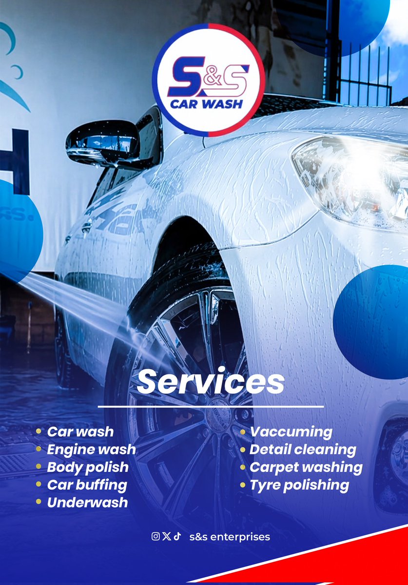 s_supermarkets's tweet photo. Treat your car to a perfect wash, visit us today
Visit us📍 Nkumab Entebbe, next S&amp;s Restaurant https://t.co/zrrF5ti0AC