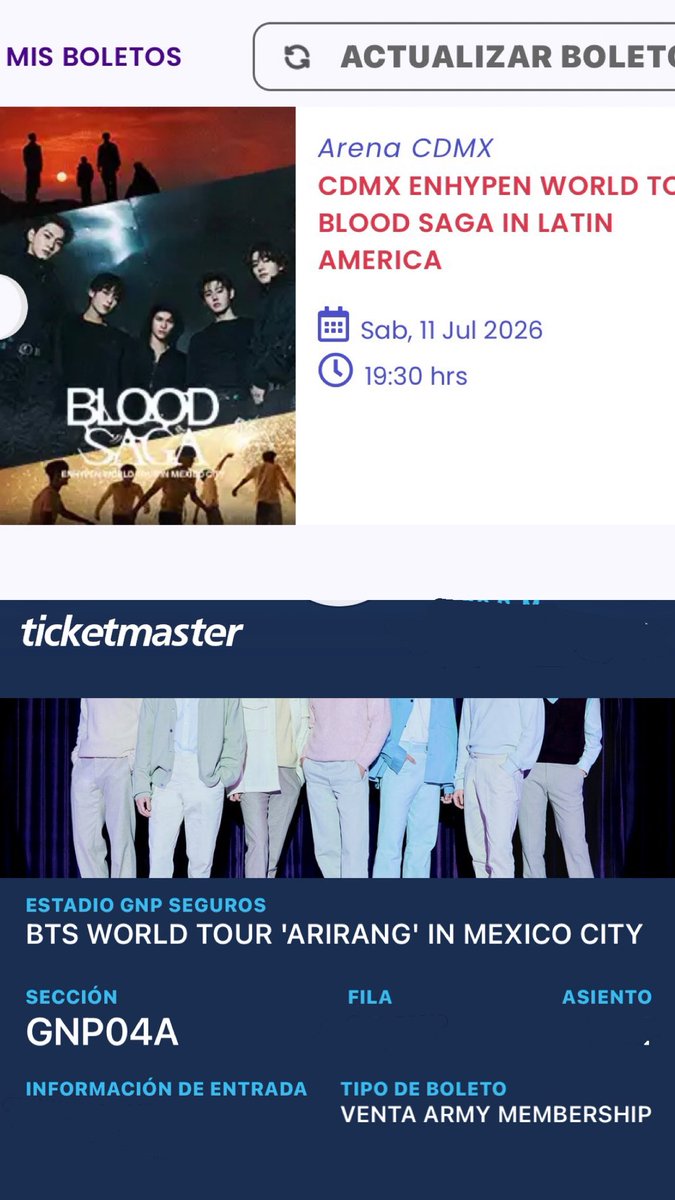 lili is seeing bts n enha!!! tweet media