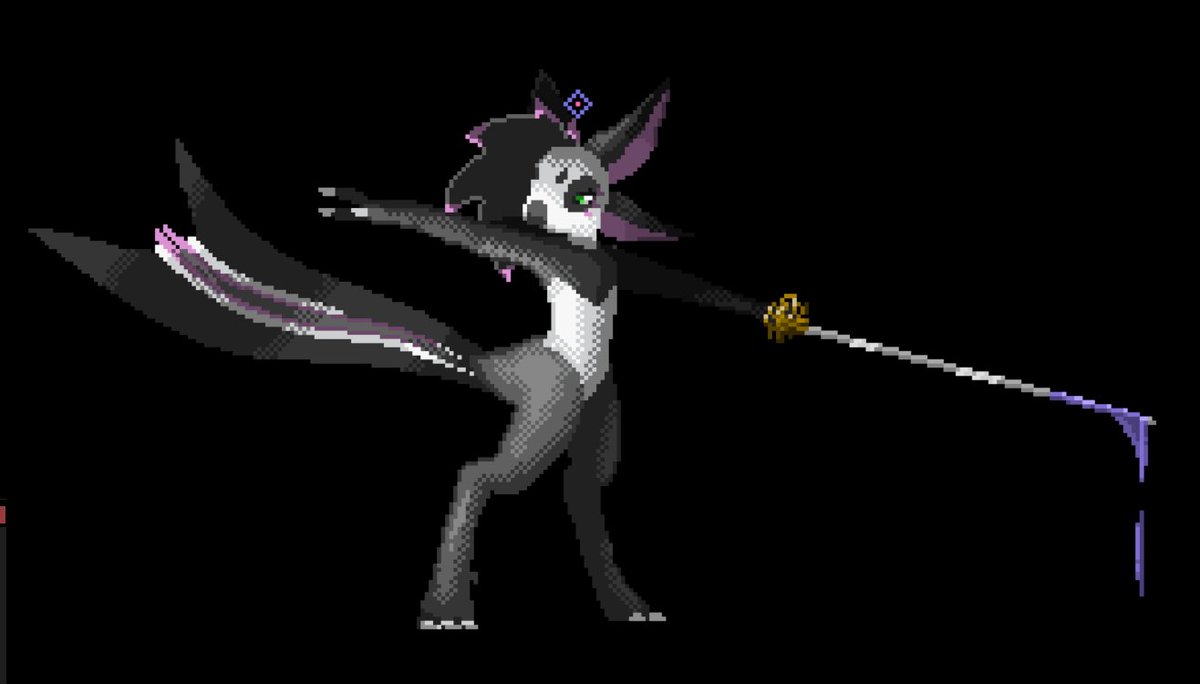 Section of a comm I got uwuwuw 

Its an Awa! with blade thingy uwu