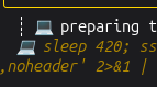 wtf... "sleep 420" 

i think daddy needed a smoke 😂