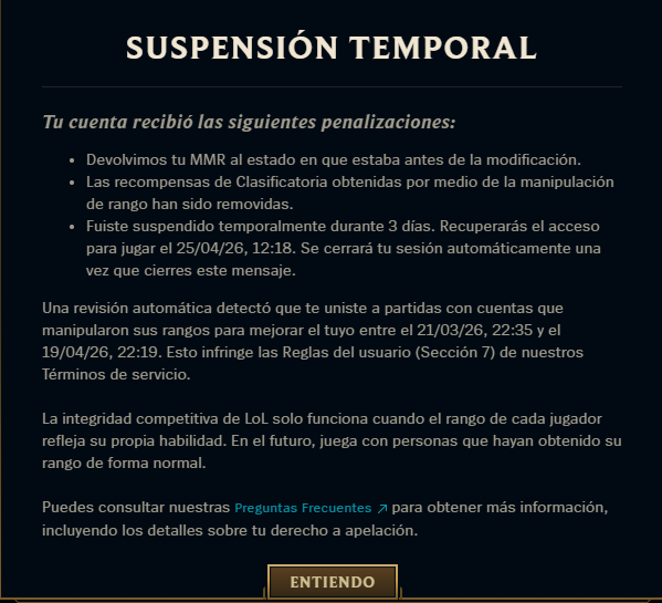 LILDarcki's tweet photo. Hi I am confused about my ban I played duo with someone I met on discord no payment no boosting just normal games and I even had MVP in several matches so I do not understand the penalty I respect rules against boosting but this was not the case @drewlevin https://t.co/RQGpwySYs3