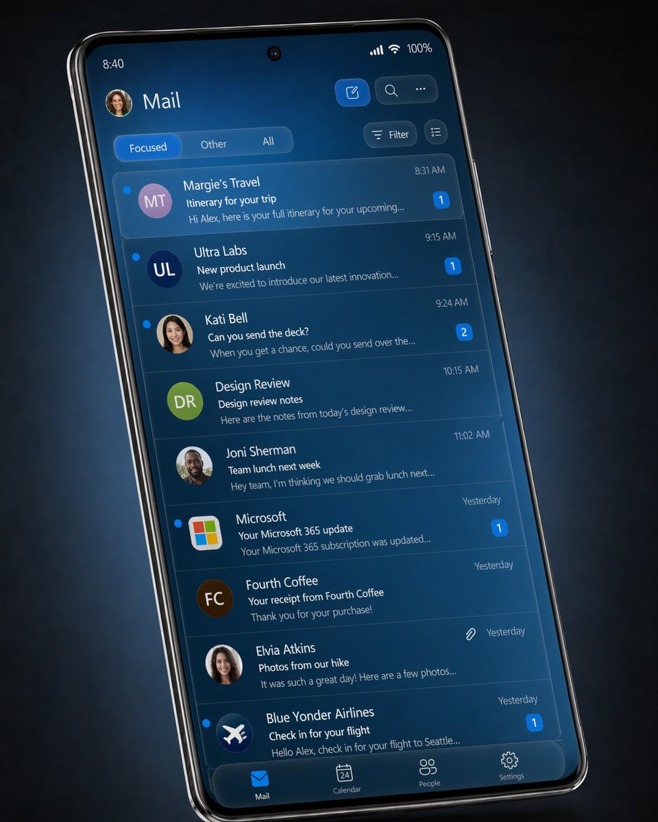 Microsofters tweet media