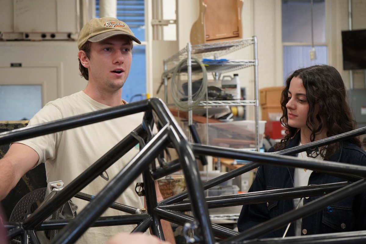 TulaneSSE's tweet photo. 🔧🏁 Students partnered with Tulane Formula Racing to design and build a Formula SAE vehicle from the ground up. Big shoutout to the Tulane Makerspace — where the real building happens.

See it live at the Capstone Expo on April 23 from 9am to 12pm at the LBC. https://t.co/4m9scH8Vh6