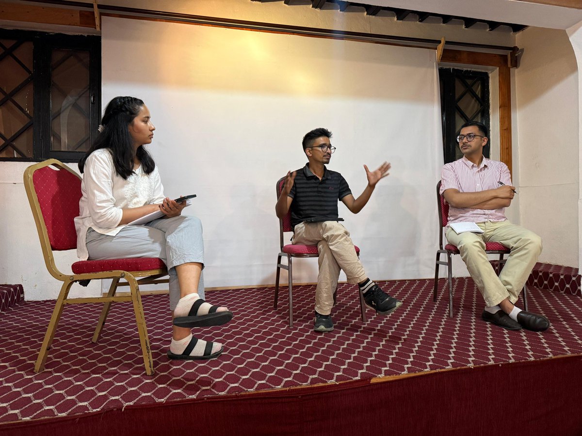 digobikasdotorg's tweet image. Climate Justice Advocacy Institute - CJAI 2026

Day 1 

An engaging day ends with detailed discussion on various climate justice issues with diversed youth across Nepal.

#CJAI
#CLIMATEJUSTICE