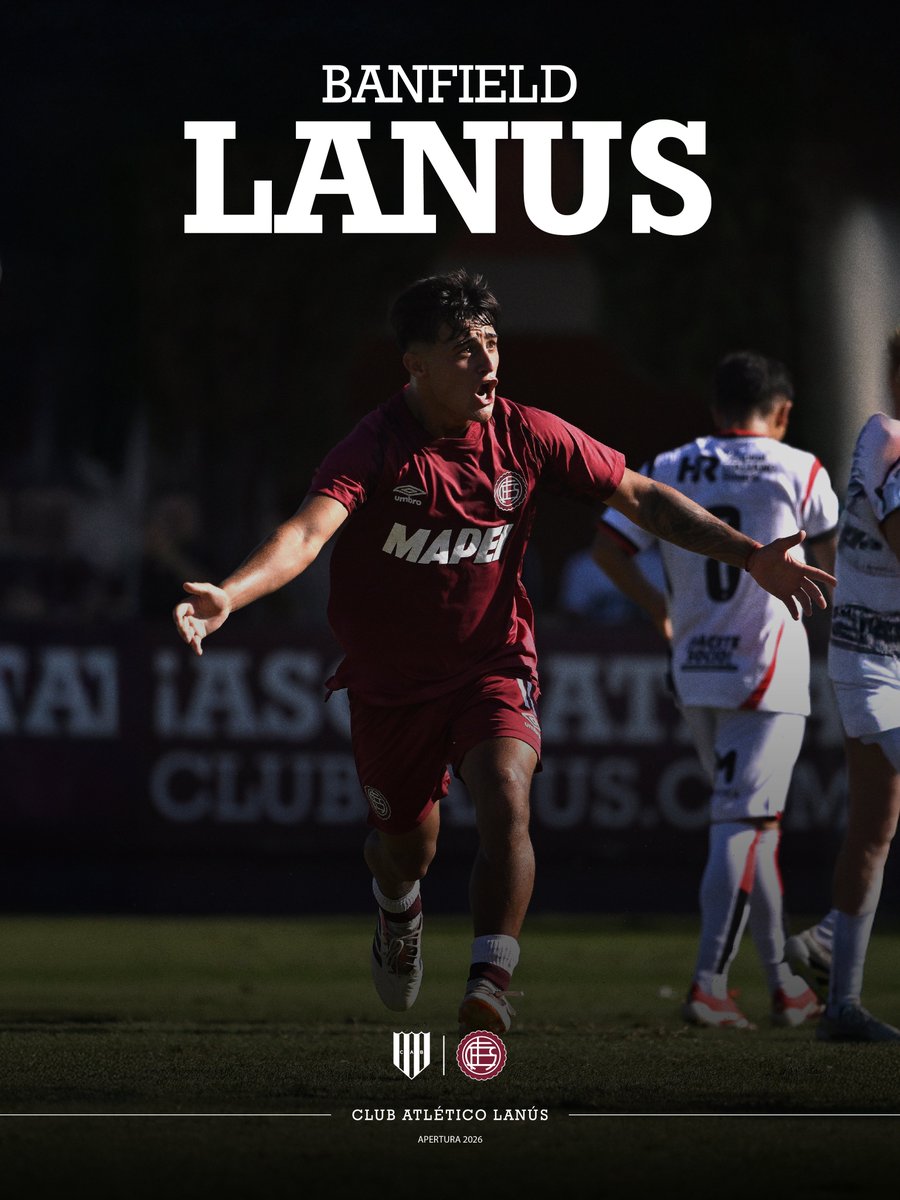 #LanúsProyección 🇱🇻 Ya en marcha el partido contra Banfield, en Luis Guillón

💻📲 Transmisión de lpfplay.com

🏆 #TorneoProyección Apertura 2026
📌 10ª fecha