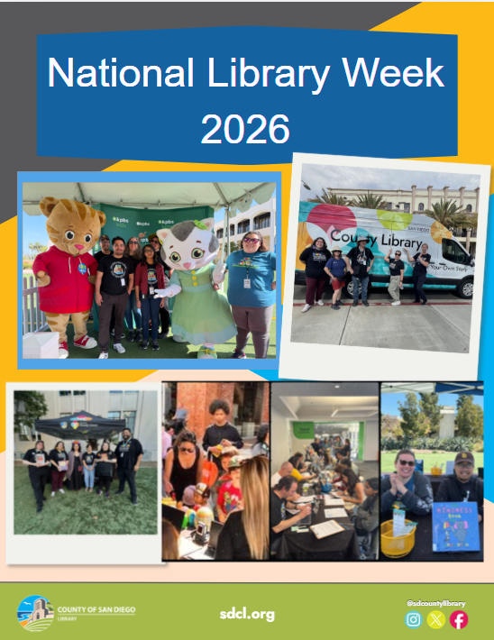 SDCountyLibrary's tweet photo. We’re bringing the library to you 💙

From neighborhoods to community events, our outreach team helps connect people with the resources they need to thrive wherever they are. 

Where have you seen us out and about in San Diego County? Let us know in the comments. https://t.co/C9y8Obyo7w