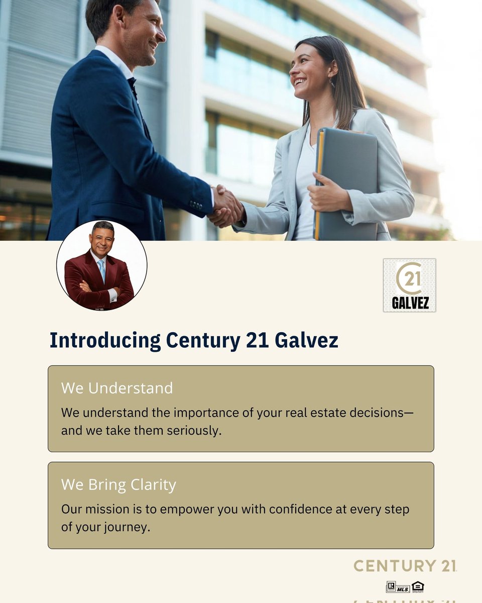 Peace of Mind Through Clarity | Trusted Real Estate Guidance by Century 21 Galvez 🔑💼

📞 Start your real estate journey with confidence today!
.
.
#Century21 #Century21Galvez #RealEstateExperts #PeaceOfMind