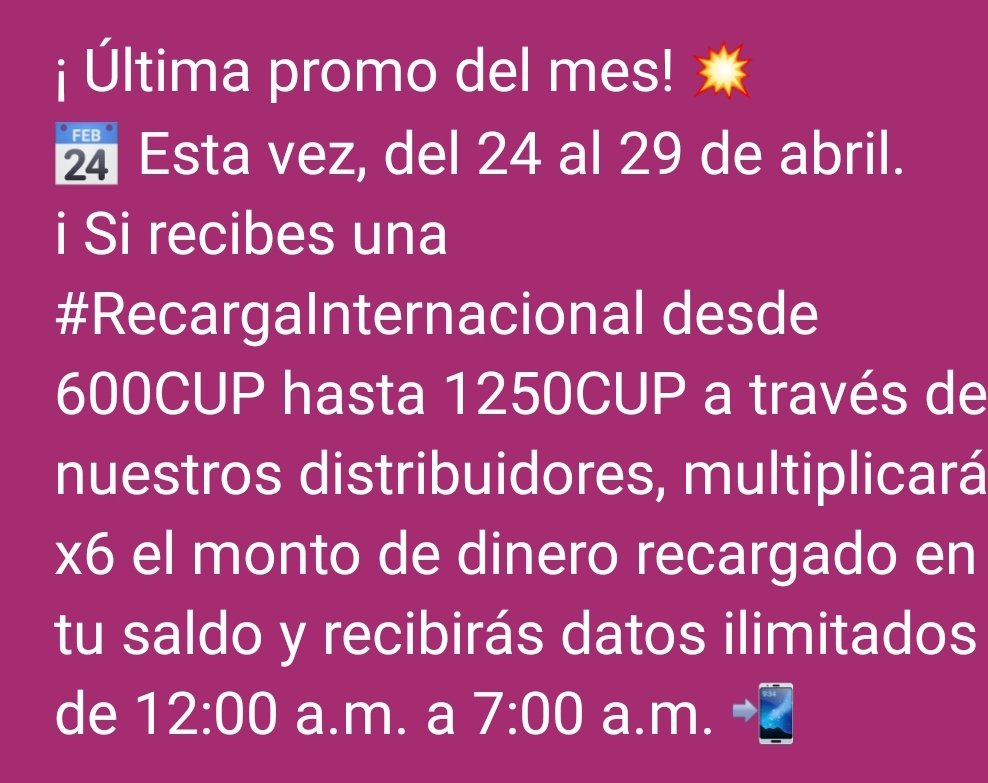 #Etecsa #Promociones