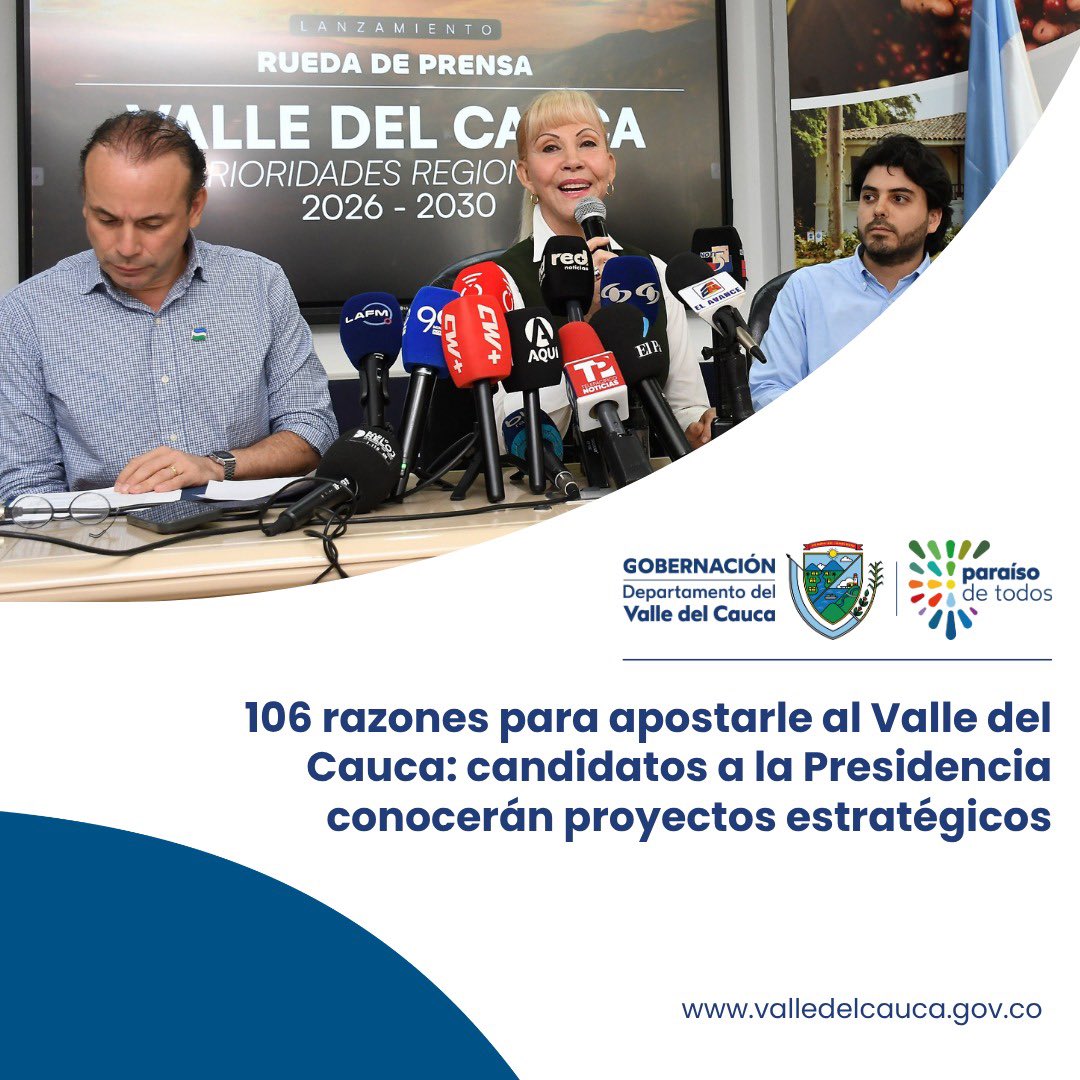 Gobernación Valle del Cauca tweet media