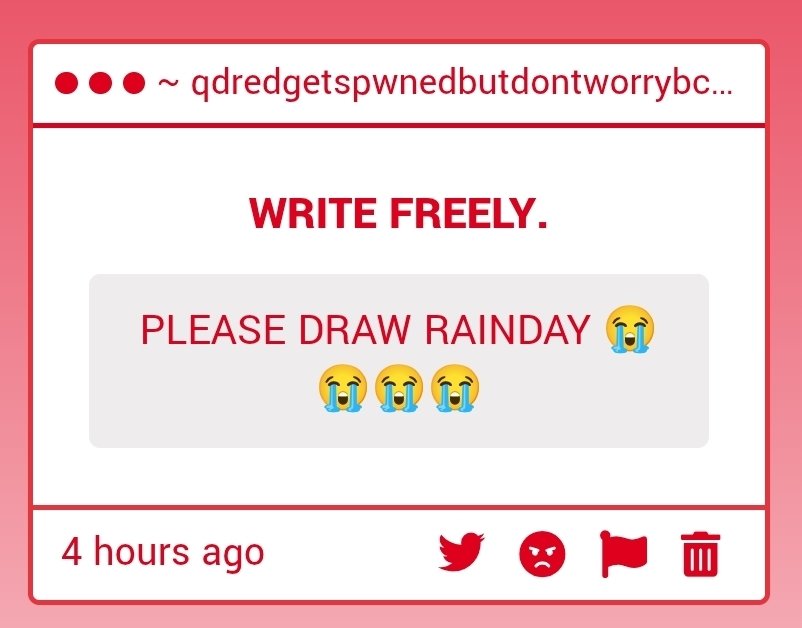 qdred gets PWNED tweet media