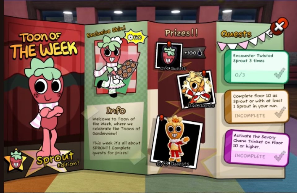 kimafuma_'s tweet image. Okay so we’re gonna get a semi regular update called Toon of the Week which focuses on providing lore and updates related to that specific toon/twisted!! 

Sprout’s going to be first! :D