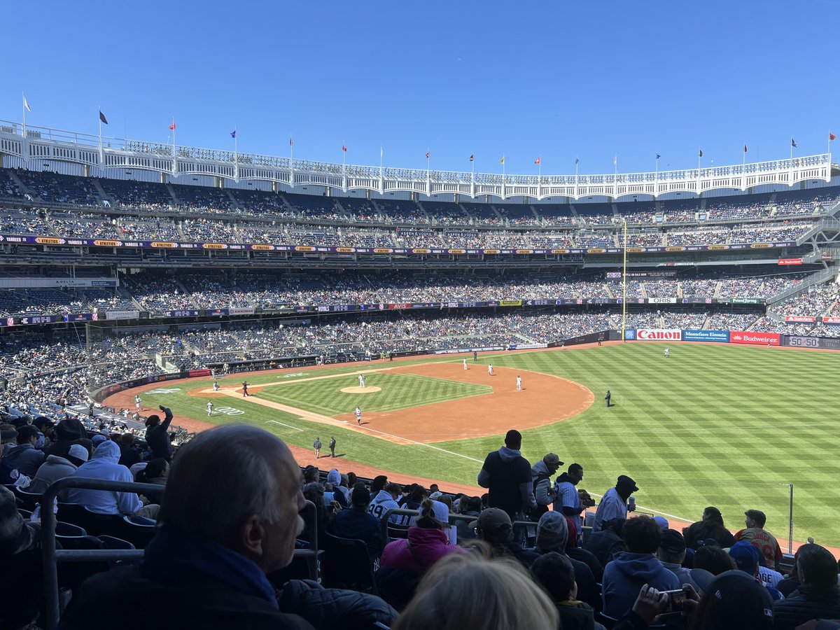 RateYourSeats's tweet photo. Looking for shaded seats for your next Yankees game? Here's what one fan had to say: 

"They were shaded, had plenty of room and great for our group with kids all!"

📍Yankee Stadium - Section 211⚾️
⭐️⭐️⭐️⭐️⭐️

🎟️Get yours here 👉 https://t.co/1t2fN9swQ5 https://t.co/dpgDFxUoSm