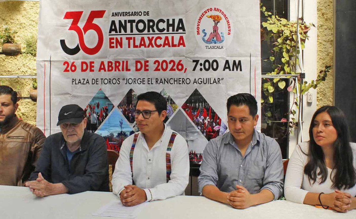 #35AñosDeLuchaOrganizada
Solo la conciencia de clase permitirá un verdadero cambio, es por eso que festejamos  y nos unimos al 35 aniversario del movimiento Antorchista en Tlaxcala.

¡Adelante compañeros!