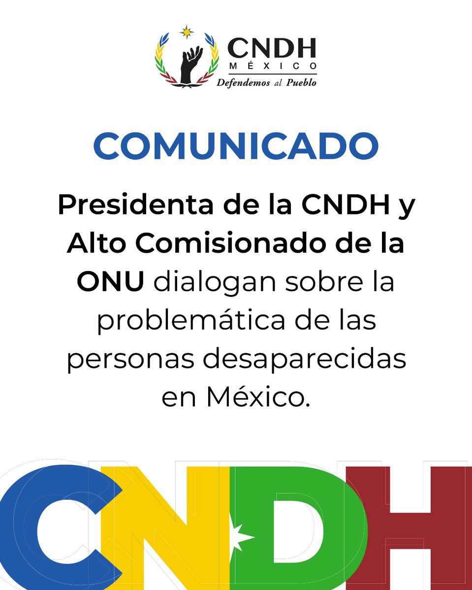 CNDH en México tweet media