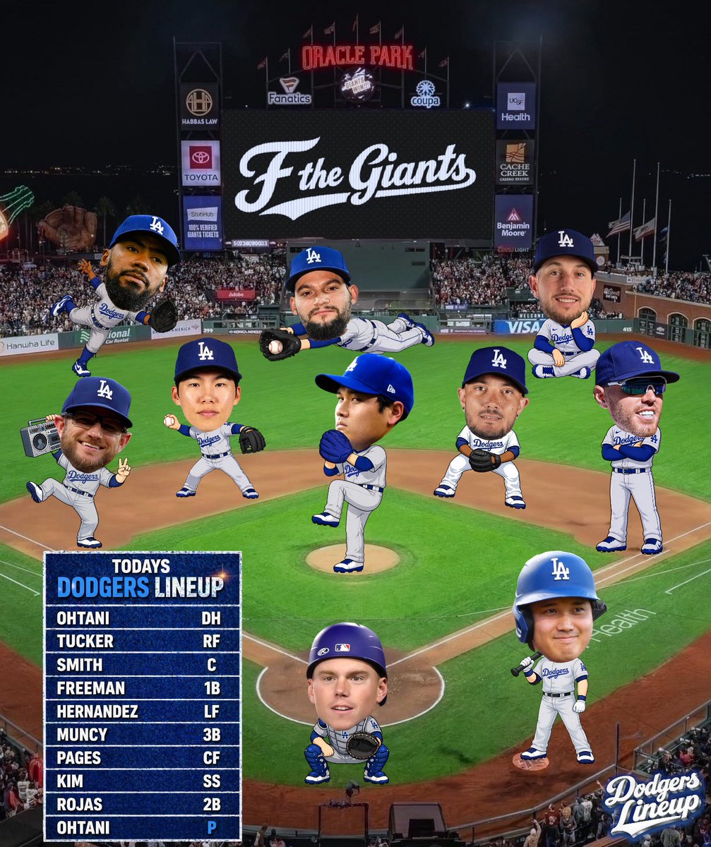 Dodgers lineup 
#Dodgers