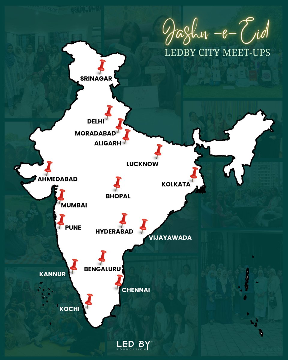 LedByFoundation's tweet photo. CALLING ALL THE AMBITIOUS AND CREATIVE WOMEN ACROSS INDIA

LedBy Foundation is beyond excited to bring back our most loved annual celebration, and this time, it’s bigger, brighter, and happening across 16 cities in India

‼️ RSVP now to confirm your spot: https://t.co/rEk337OgK9 https://t.co/V268jZLDWU