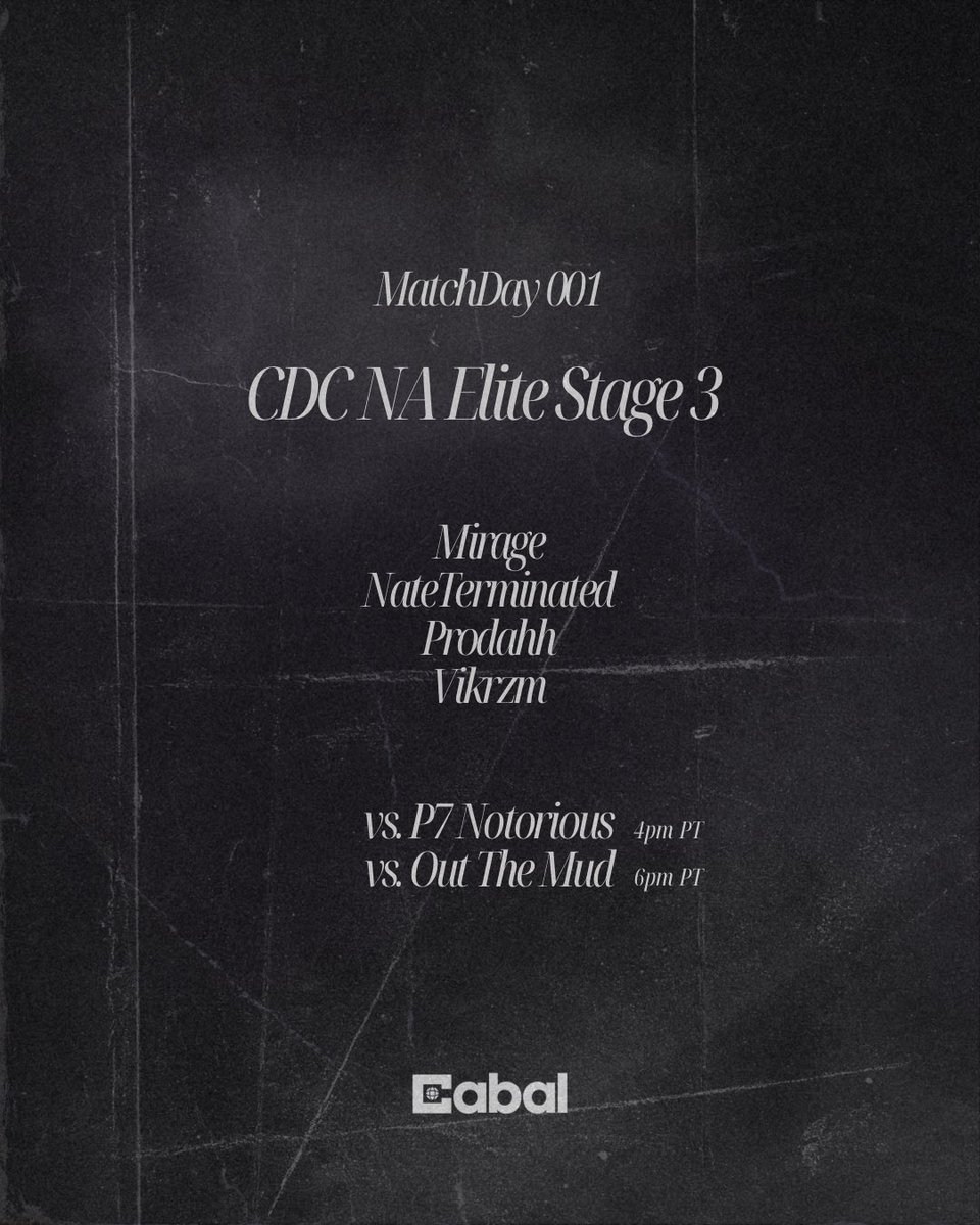 Cabal COD Team tweet media