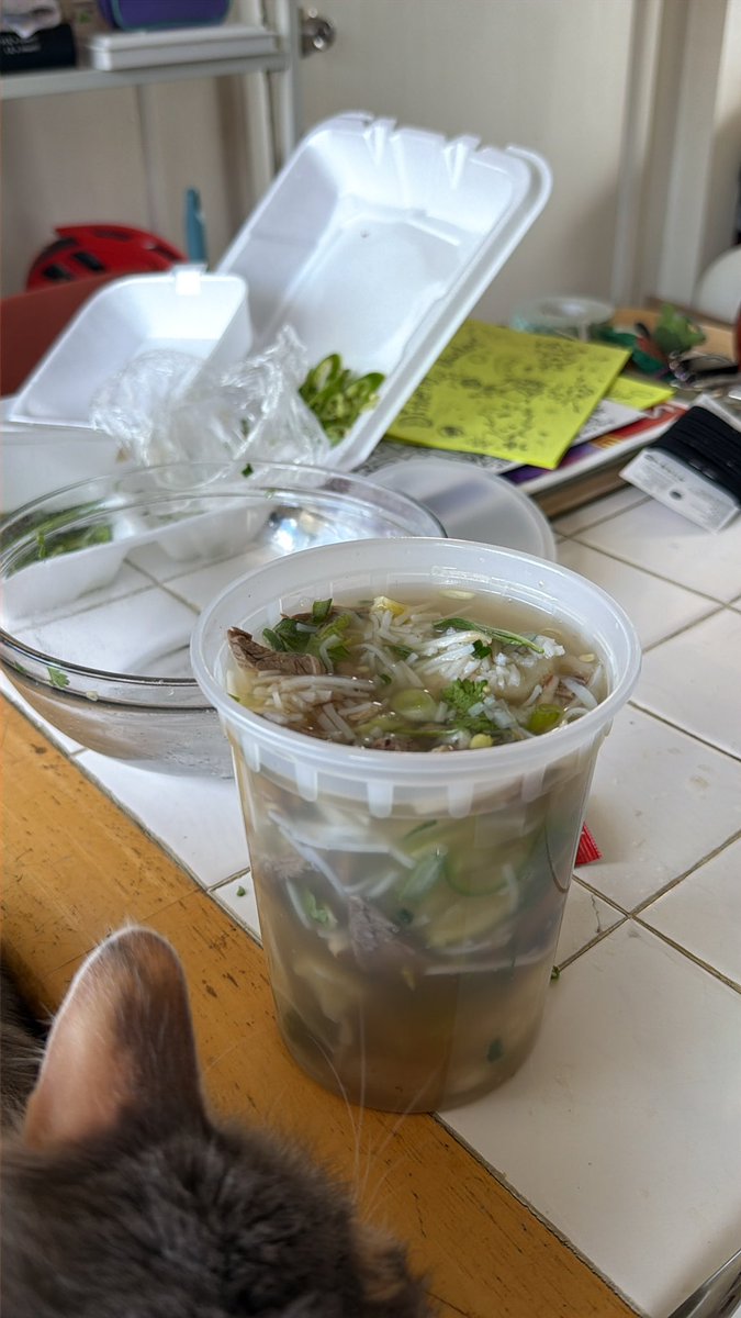i ate a whole bowl of pho and still have a whole bowl leftover #whatdatmean