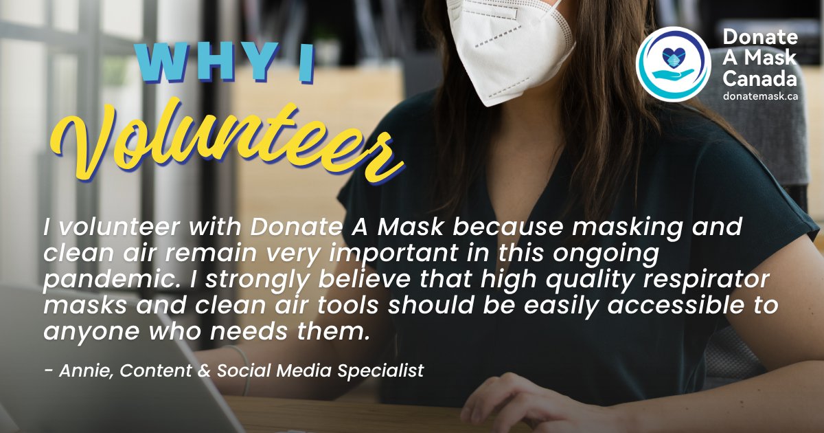 DonateMask's tweet image. Support the work we do by making a donation! 💙 All donations are tax deductible and support our Free Request Program. 😷

donatemask.ca/donate-form

#NationalVolunteerWeek #Volunteer #Charity #MaskUp #Donate
