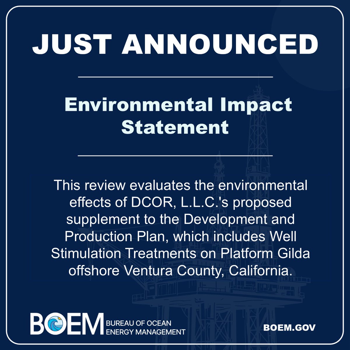 Bureau of Ocean Energy Management tweet media