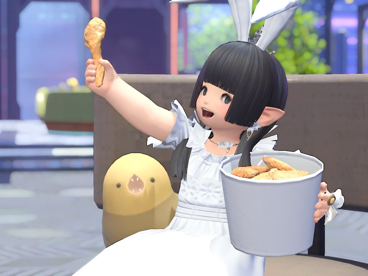 flhcl_pototo's tweet image. Good morning! 🌤️
Don't forget to eat breakfast!! 🍗

#lalafell