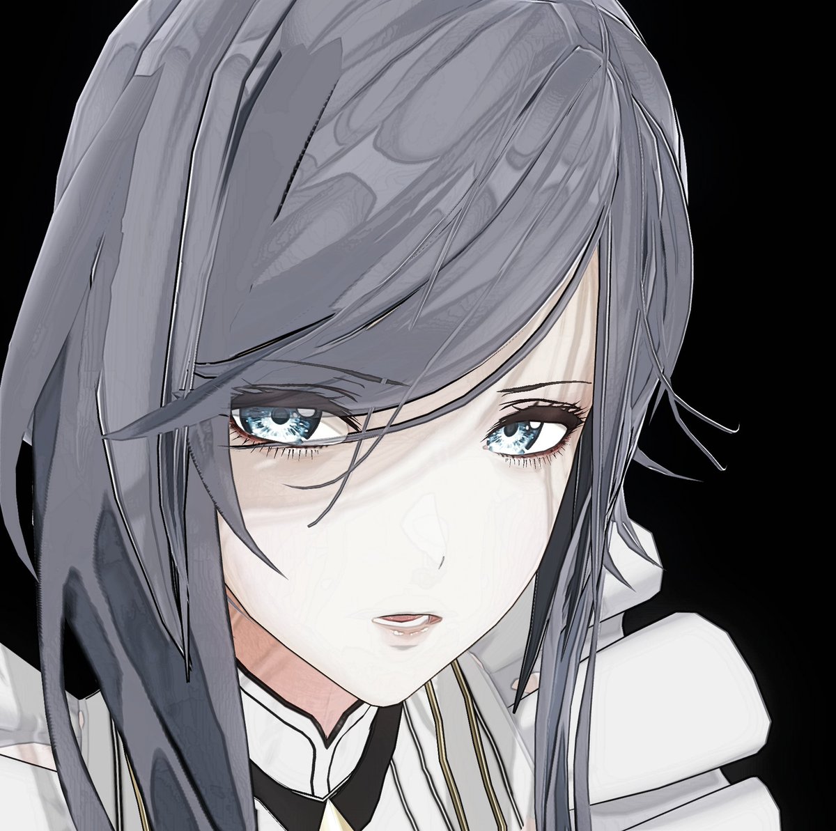 こういう解れた髪の表現が出来るMOD有難い
好き